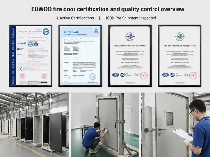 EUWOO fire door certification and quality control overview