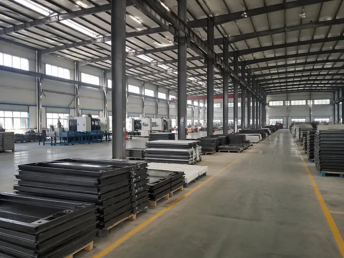 EUWOO security door manufacturing facility — 18,000 m² production floor in Henan, China